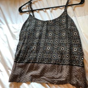 Cropped Flower Tank Top